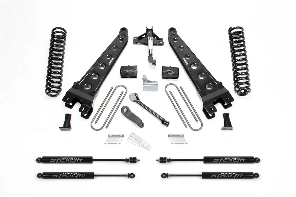 6" Rad Arm Sys W/Coils & Stealth 2008-16 Ford F350/450 4Wd 8 Lug 1