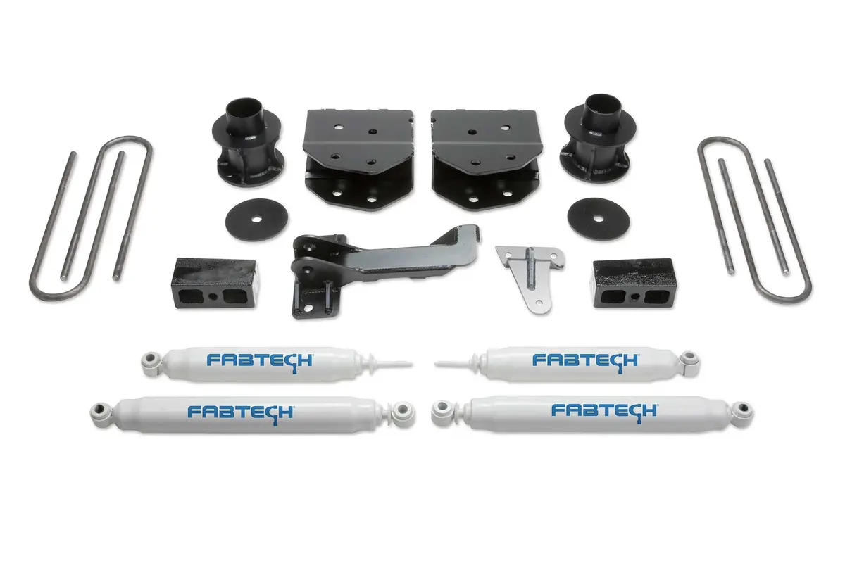 4" Budget Sys W/Perf Shks 2008-16 Ford F250/350/450 4Wd 8 Lug 1