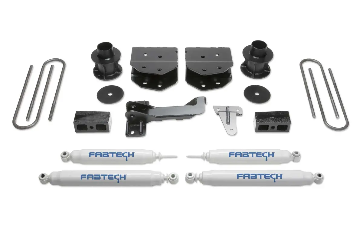 4" Budget Sys W/Perf Shocks 2005-07 Ford F250/350 4Wd 1