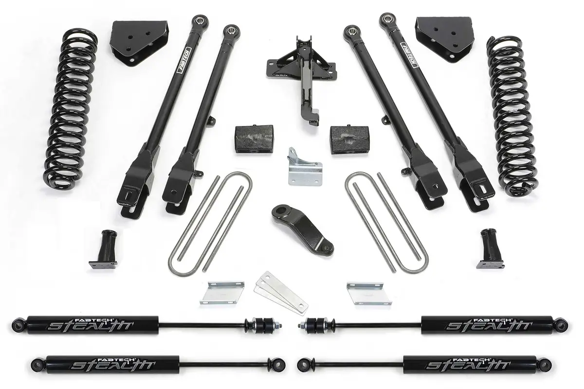4" 4Link Sys W/Coils & Stealth 2008-16 Ford F250/F350 4Wd 1