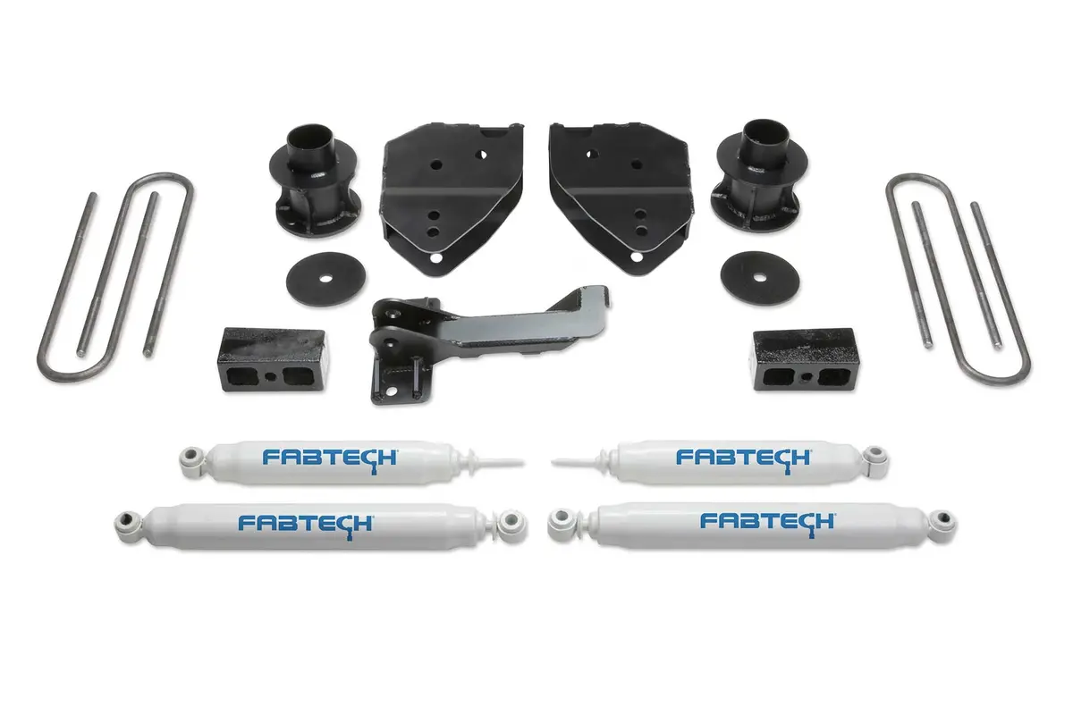 4" Budget Sys W/Perf Shks 17-22 Ford F250/F350 4Wd 1
