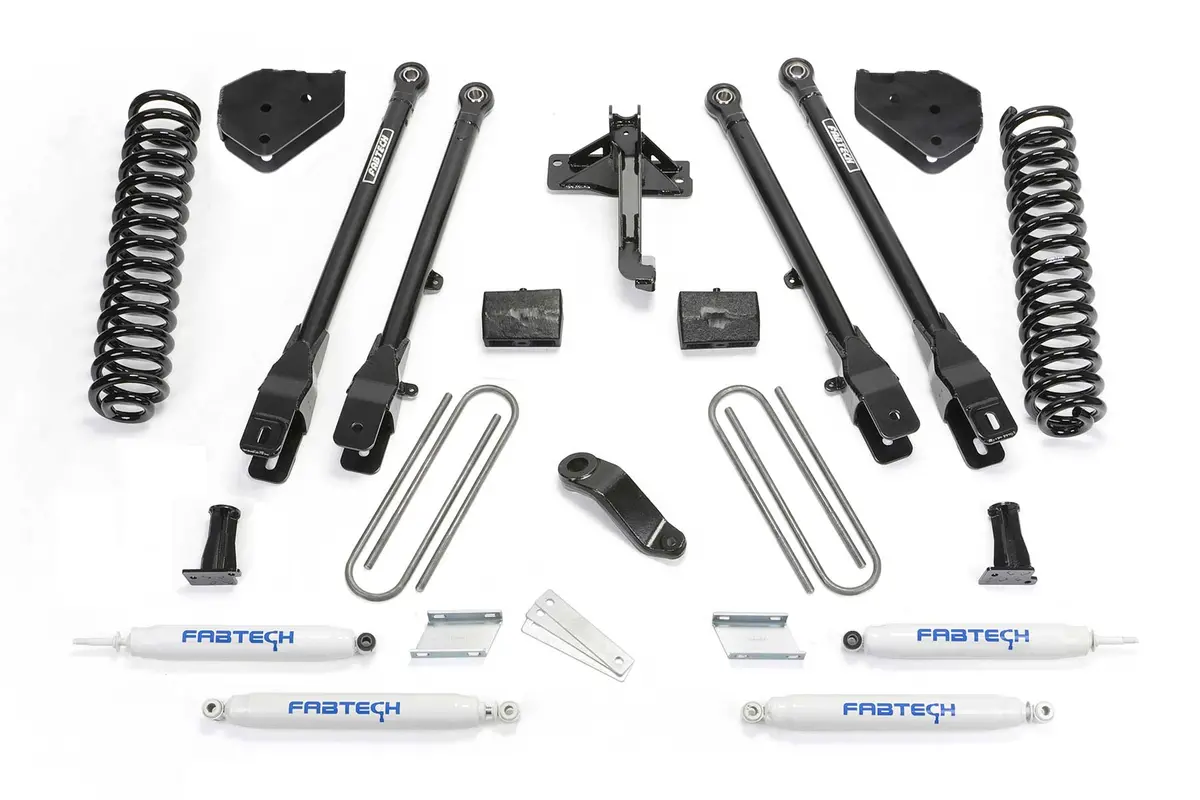 4" 4Link Sys W/Coils & Perf Shks 17-22 Ford F250/F350 4Wd Diesel 1