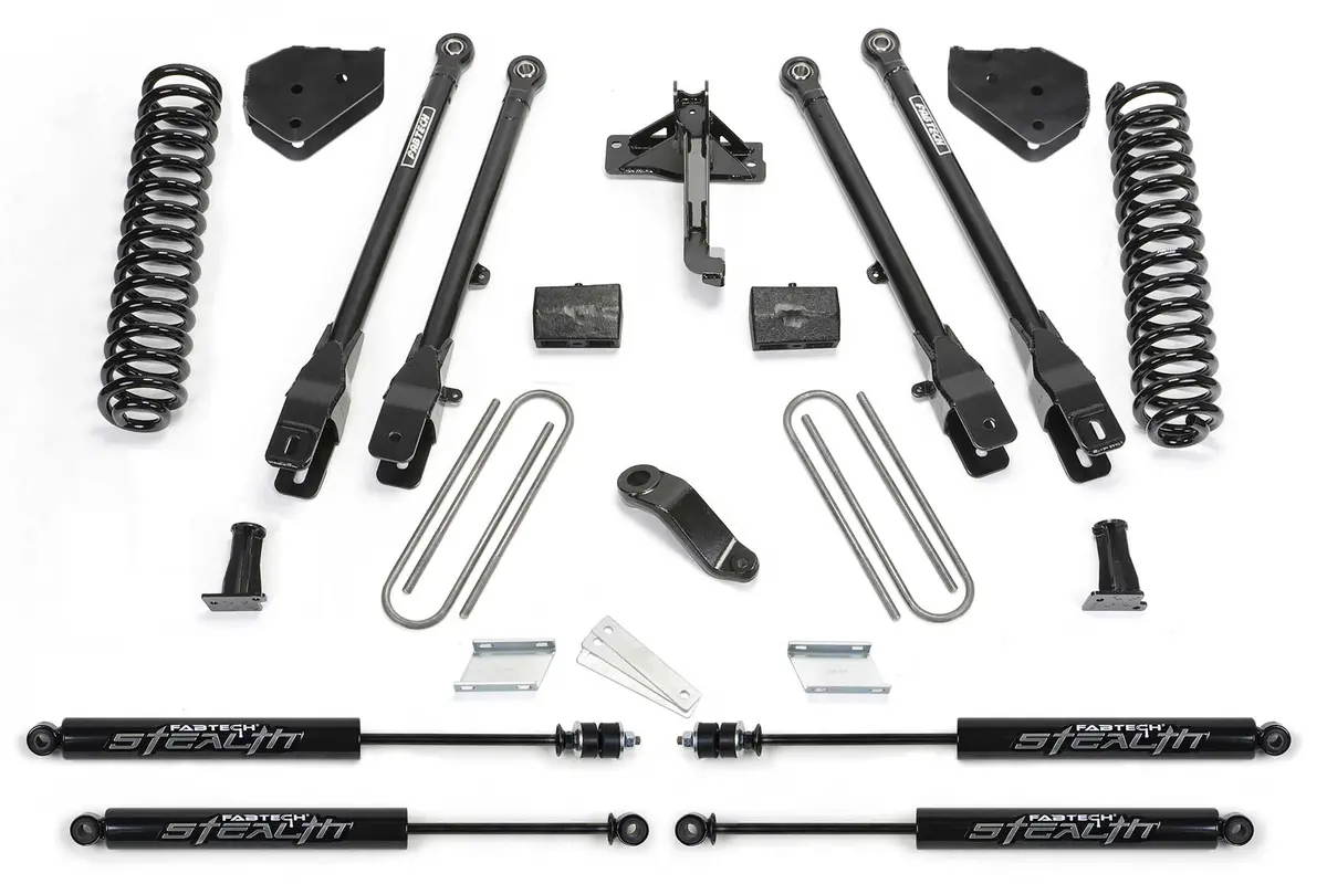 4" 4Link Sys W/Coils & Stealth 17-21 Ford F250/F350 4Wd Gas 1
