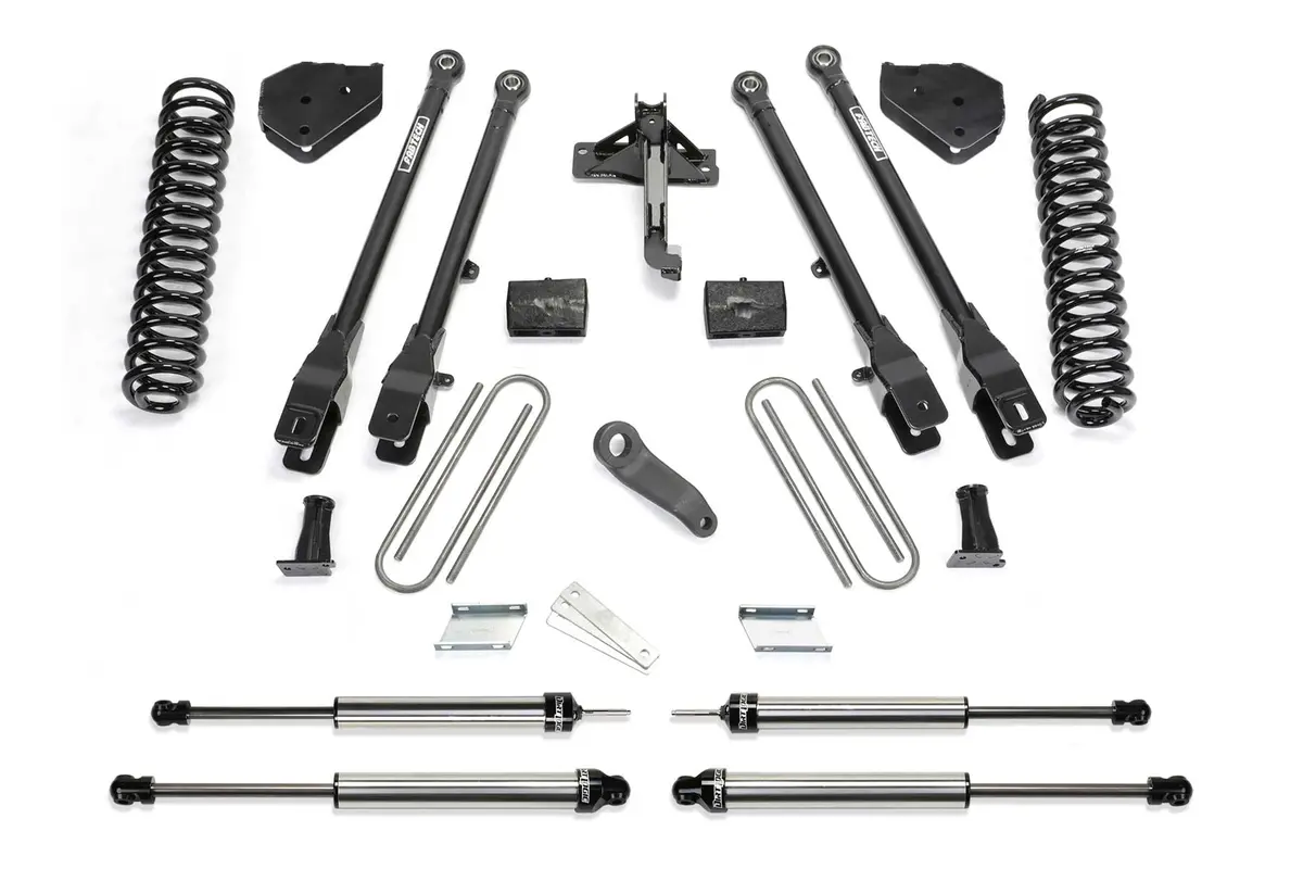 6" 4Link Sys W/Coils & Dlss Shks 17-21 Ford F250/F350 4Wd Gas 1