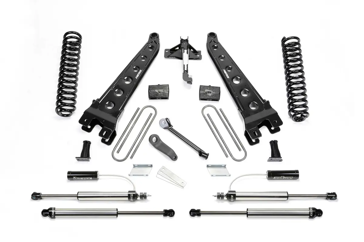4" Rad Arm Sys W/Coils & 2.25 Dl Resi Frt And Dl Rr Shks 17-21 Ford F250/350 4Wd Gas 1