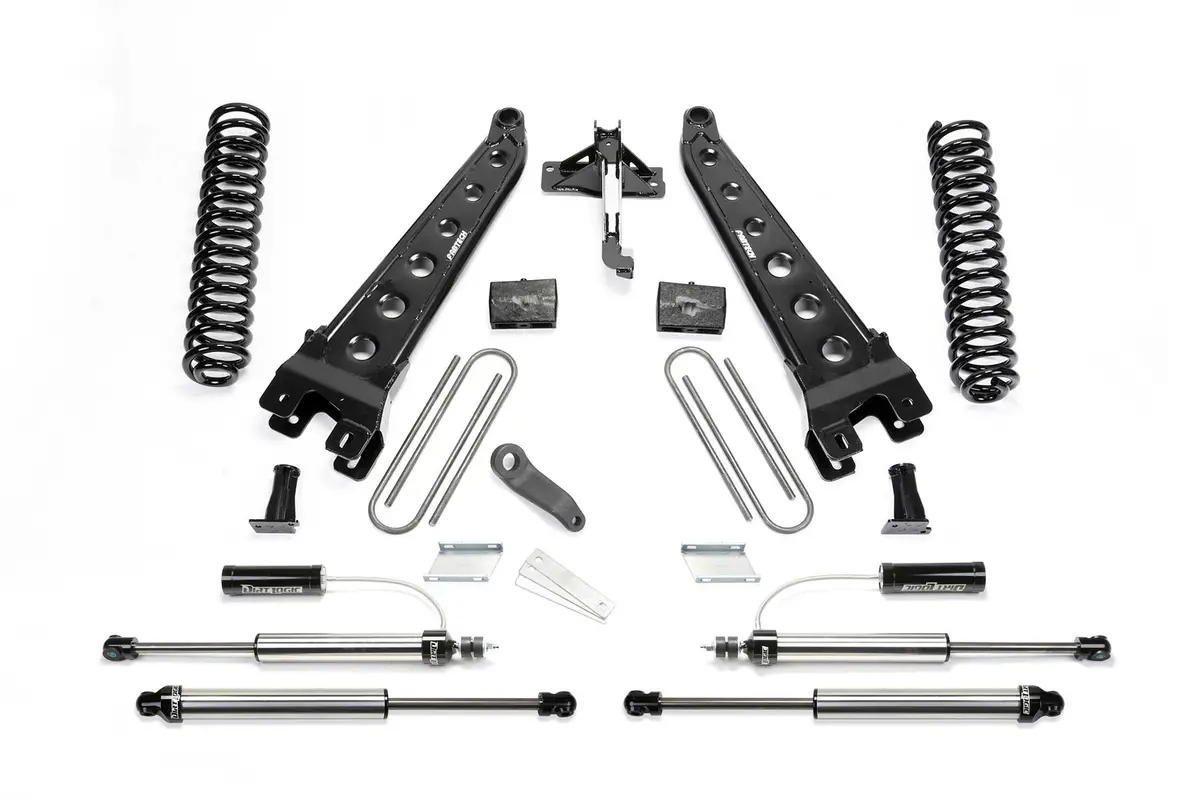6" Rad Arm Sys W/Coils & 2.25 Dl Resi Frt And Dl Rr Shks 17-22 Ford F250/350 4Wd Diesel 1