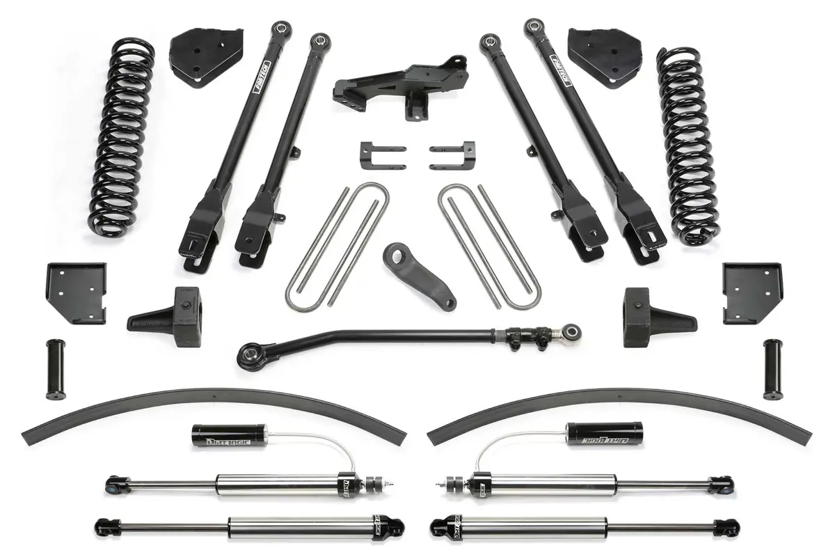 8" 4Link Sys W/Coils & Dl Resi Shks 17-22 Ford F250/F350 4Wd Diesel 1