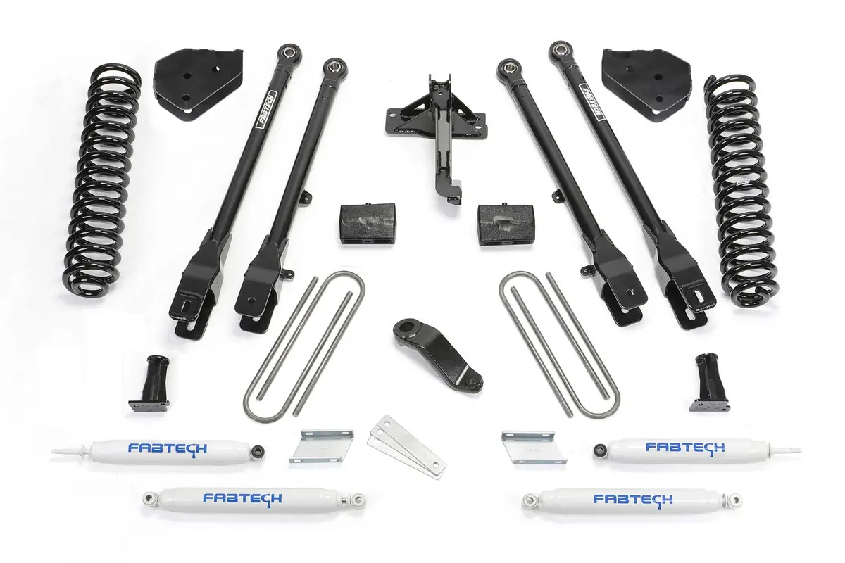6" 4Link Sys W/Coils & Perf Shks 19-20 Ford F450/F550 4Wd Diesel 1