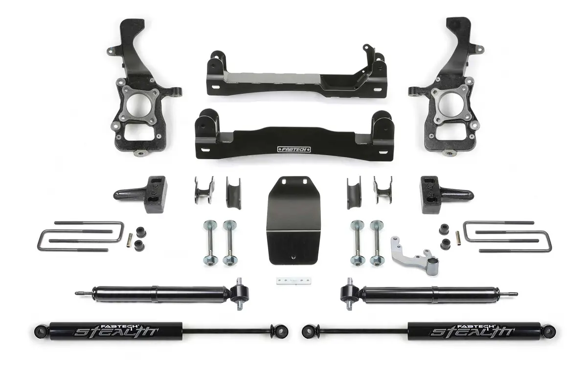 4" Basic Sys W/ Rr Stealth 2021-22 Ford F150 4Wd 1