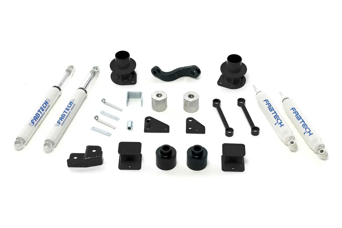 3" Basic Sys W/Perf Shks 2007-18 Jeep Jk 4Wd 1
