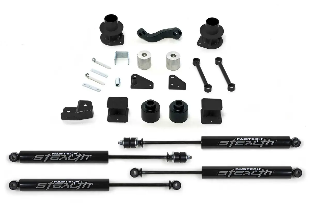3" Basic Sys W/Stealth 2007-18 Jeep Jk 4Wd 1
