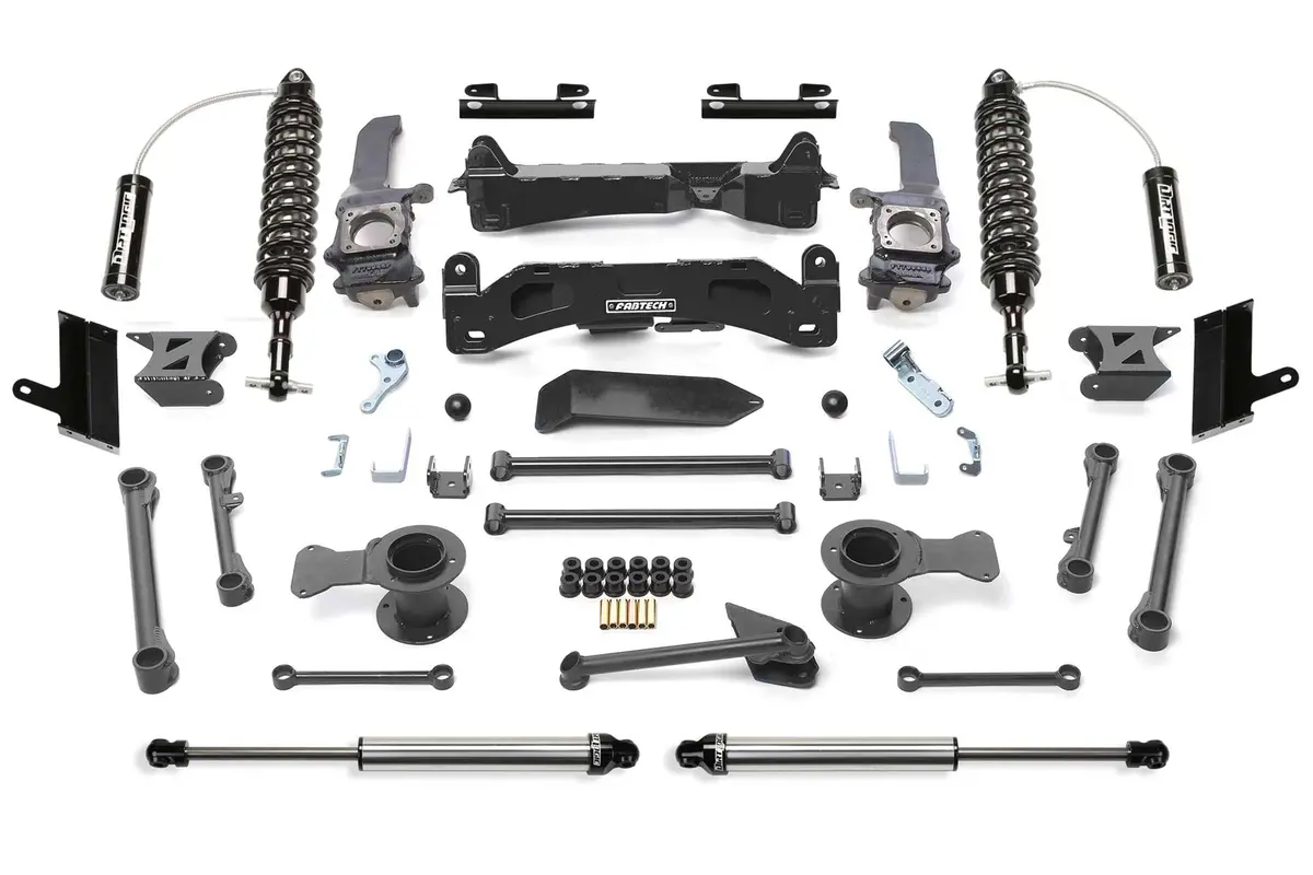 6" Perf Sys W/Dl 2.5 C/O Resi & 2.25 15-22 Toyota 4Runner 4Wd 1