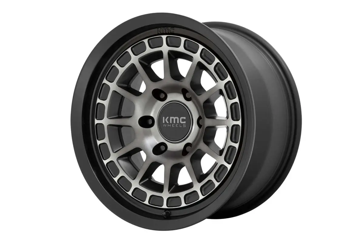 Kmc - Km719 Canyon - Satin Black W/Gray Tint - 17X8 - 6X5.5 - +35 1