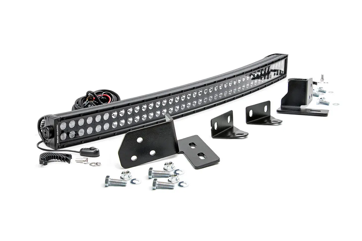 Led Light  - Bumper Mount - 40 Inch Black Dual Row - Ford F-250 Super Duty (11-16) 1
