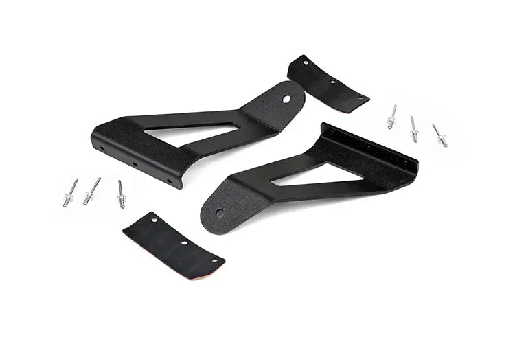 Led Light Mount - Upper Windshield - 50 Inch Curved - Jeep Cherokee Xj (84-01) 1