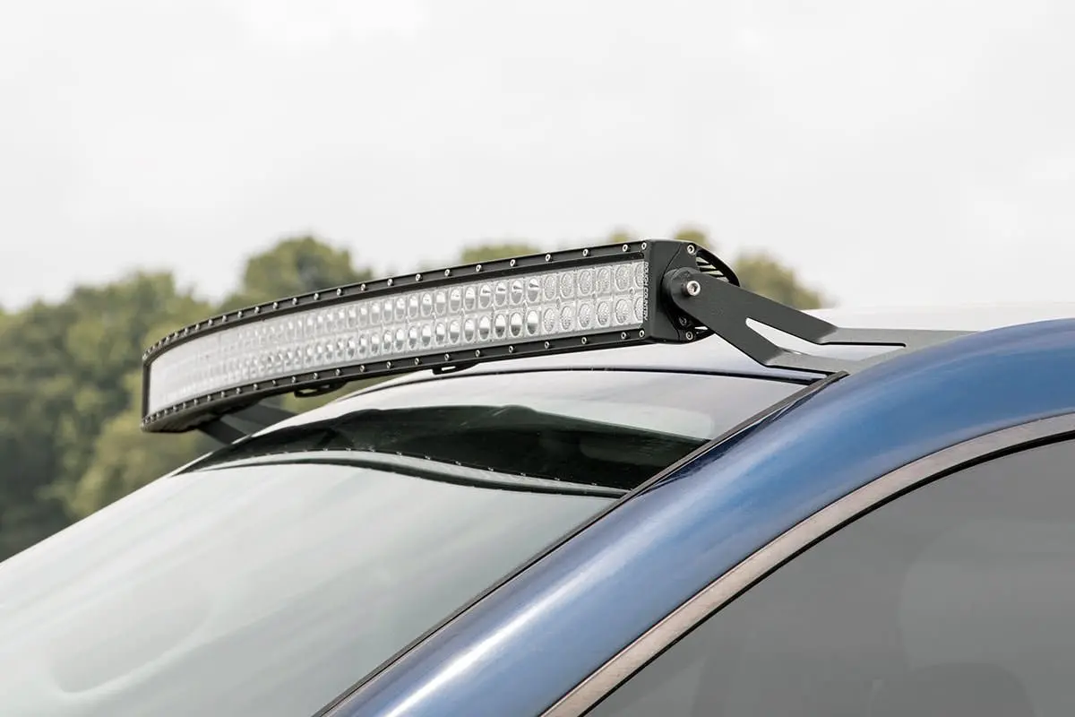 Led Light Mounts - Upper Windshield - 54 Inch Curved - Dodge 2500/Ram 3500 (03-10) 1