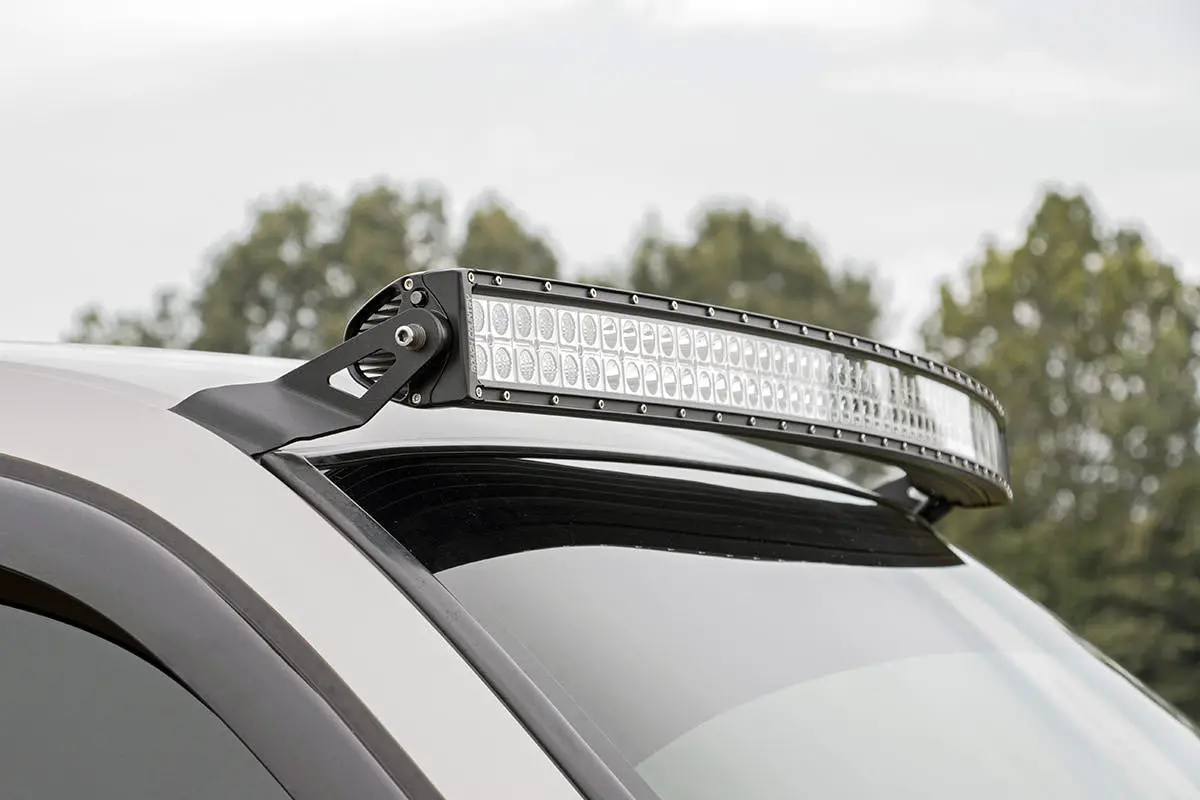 Led Light Mounts - Upper Windshield - 54 Inch Curved - Chevy/Gmc 1500 (99-06 & Classic) 1