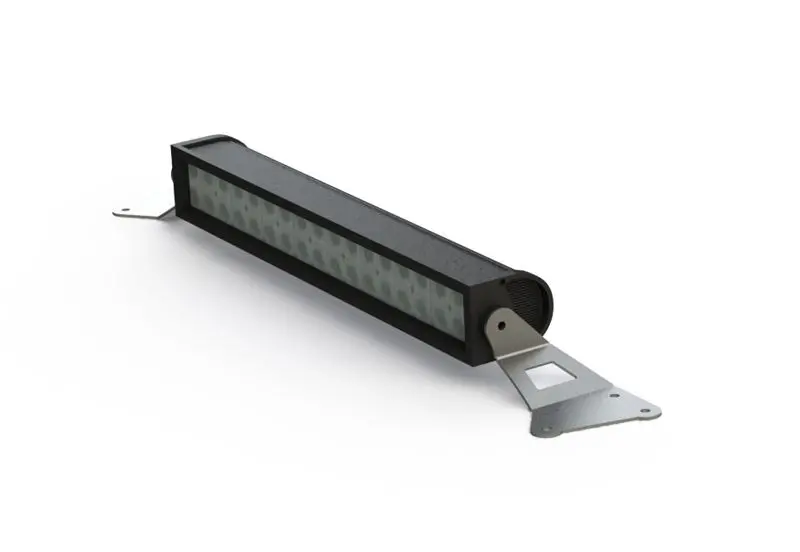21.5" Led Light Bar Hood Mount For Jeep Cj / Yj 1