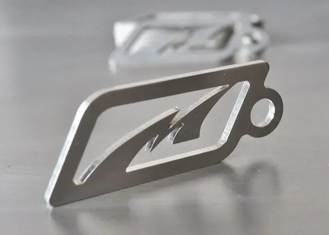 Motobilt Stainless Steel Key Chain 2-7/8" X 1" 1