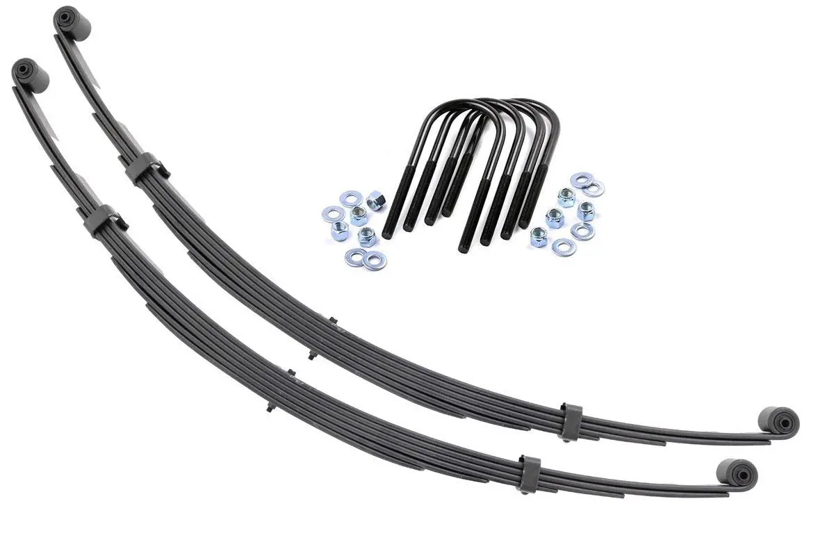 Rear Leaf Springs - 2.5 Inch Lift - Pair - International Scout Ii 4Wd (1971-1980) 1