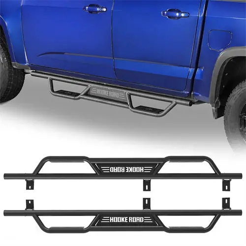 Nerf Side Step Bars (15-26  Chevy Colorado Crew Cab & 15-26 Gmc Canyon Crew Cab) - Hooke Road 1