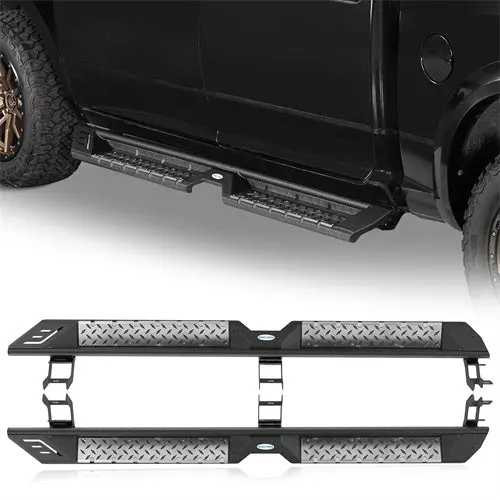 Hooke Road Nerf Side Step Bars (09-18 Ram 1500 19-24 1500 Classic Crew Cab ) 1