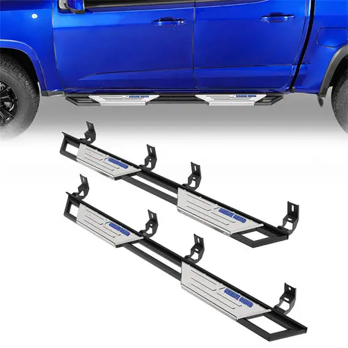 Hooke Road Nerf Side Steps Bars (15-26 Chevy Colorado Crew Cab & 15-26 Gmc Canyon Crew Cab) 1