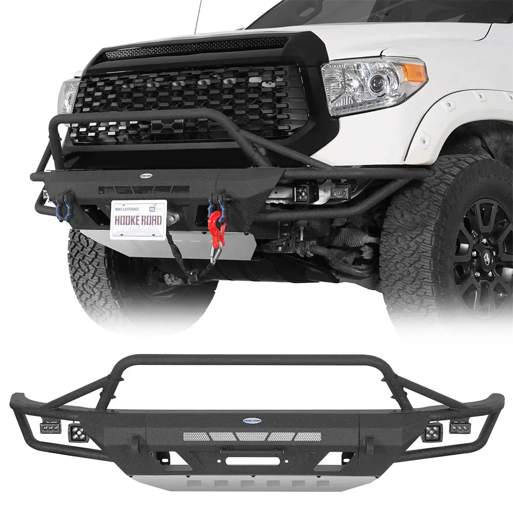 Off-Road Tundra Front Winch Bumper (2014-2021 Toyota Tundra) - Hooke Road 1