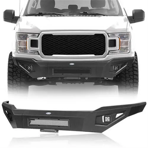 Offroad Full-Width Front Bumper For 2018-2020 Ford F-150 (Excluding Raptor) - Hooke Road 1
