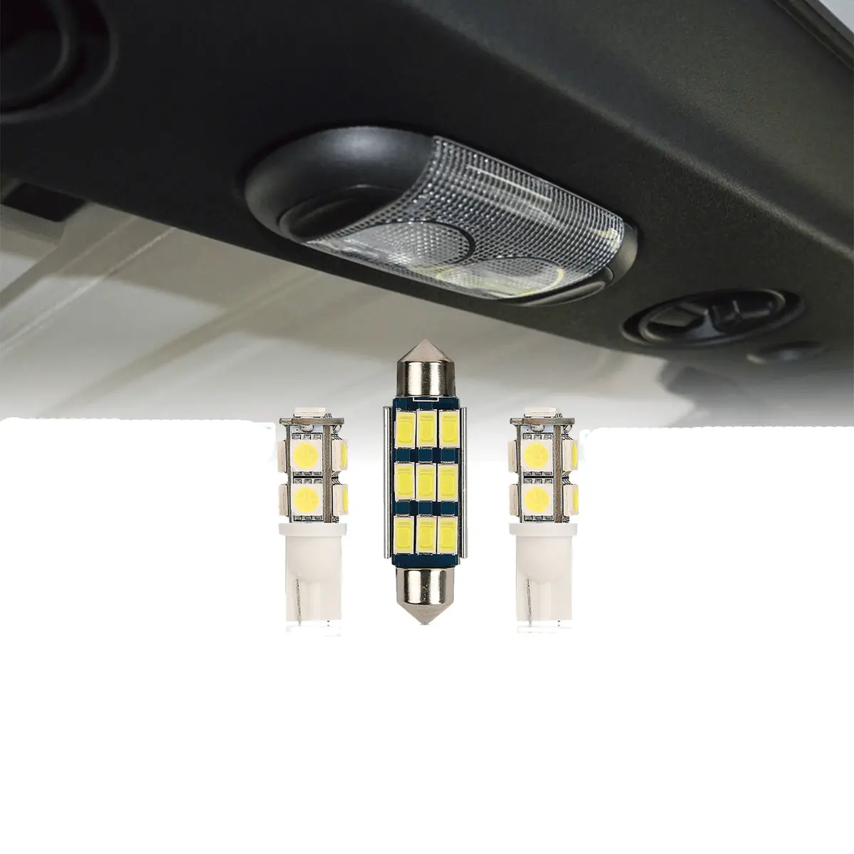 Hooke Road Interior Led Light Bulbs Front & Rear Upper Reading Lights(07-18 Jeep Wrangler Jk Jku) 1