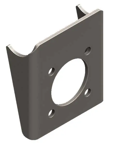 Tube Mount Orbital Hydraulic Steering Valve Mount 1