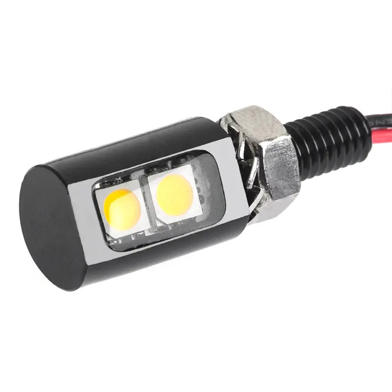 Miniature Led License Plate Bolt - Stud Mount - Cool White With Black Housing (1 Light) 1