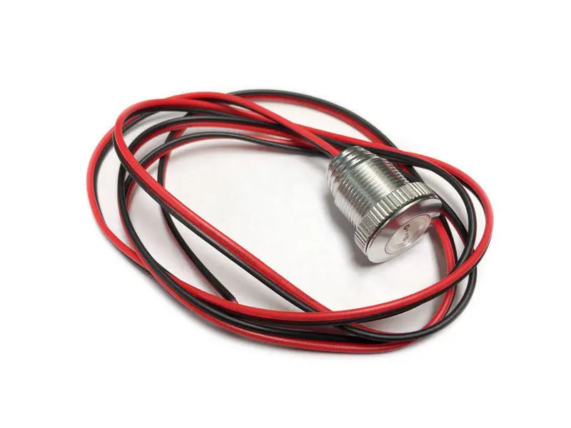Led Bolt Light - 1 Watt, Amber, Aluminum, 16Mm, Silver (1 Light) 1
