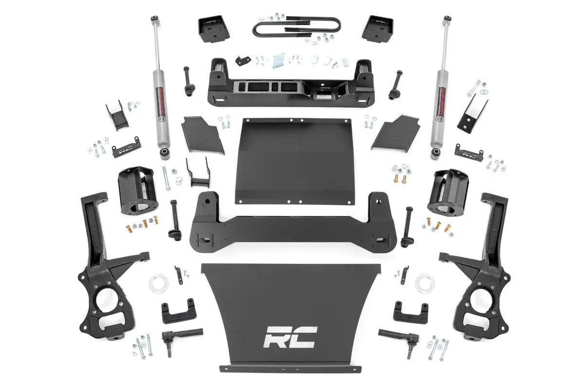 6 Inch Lift Kit - Mono Leaf Rear - Chevy Silverado 1500 2Wd/4Wd (2022-2024) 1