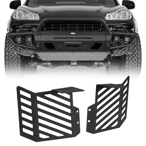 Radiator Guard Protection Plate Kit (08-10 Porsche Cayenne 957) - Hooke Road 1