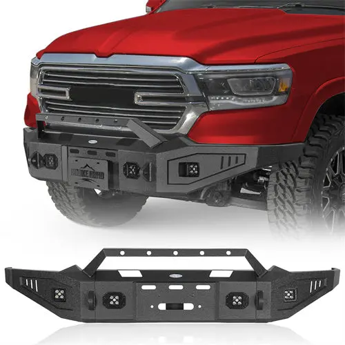 19-24 Ram 1500 Full Width Front Bumper (Excluding Ecodiesel, Rebel & Trx) (Does Not For 19-24 Ram 1500 Classic Models) - Hooke Road 1