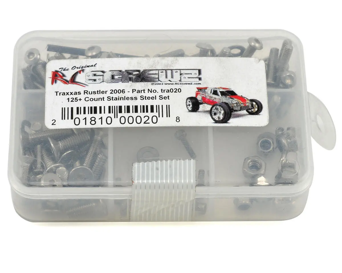 Rc Screwz Traxxas Rustler Xl5 Stainless Steel Screw Kit 1
