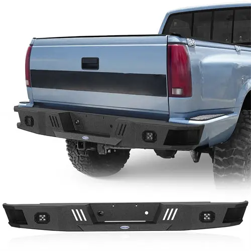 Rear Bumper W/Led Spotlights (88-98 Gmc Sierra 1500/2500 Sportside Models) - Hooke Road 1