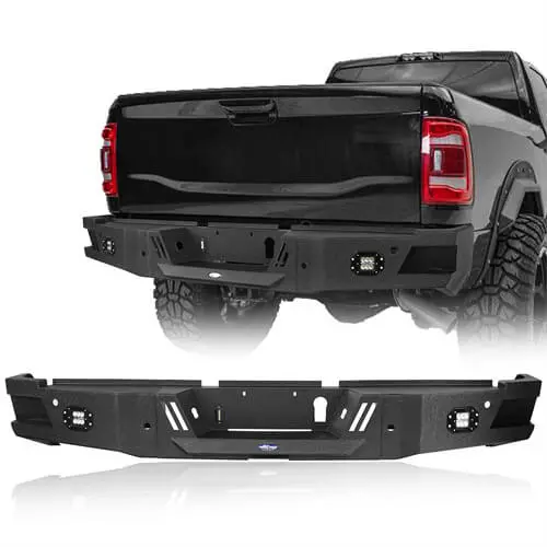Hooke Road Hr Rear Bumper W/ Led Floodlights(19-24 Ram 2500 3500) 1