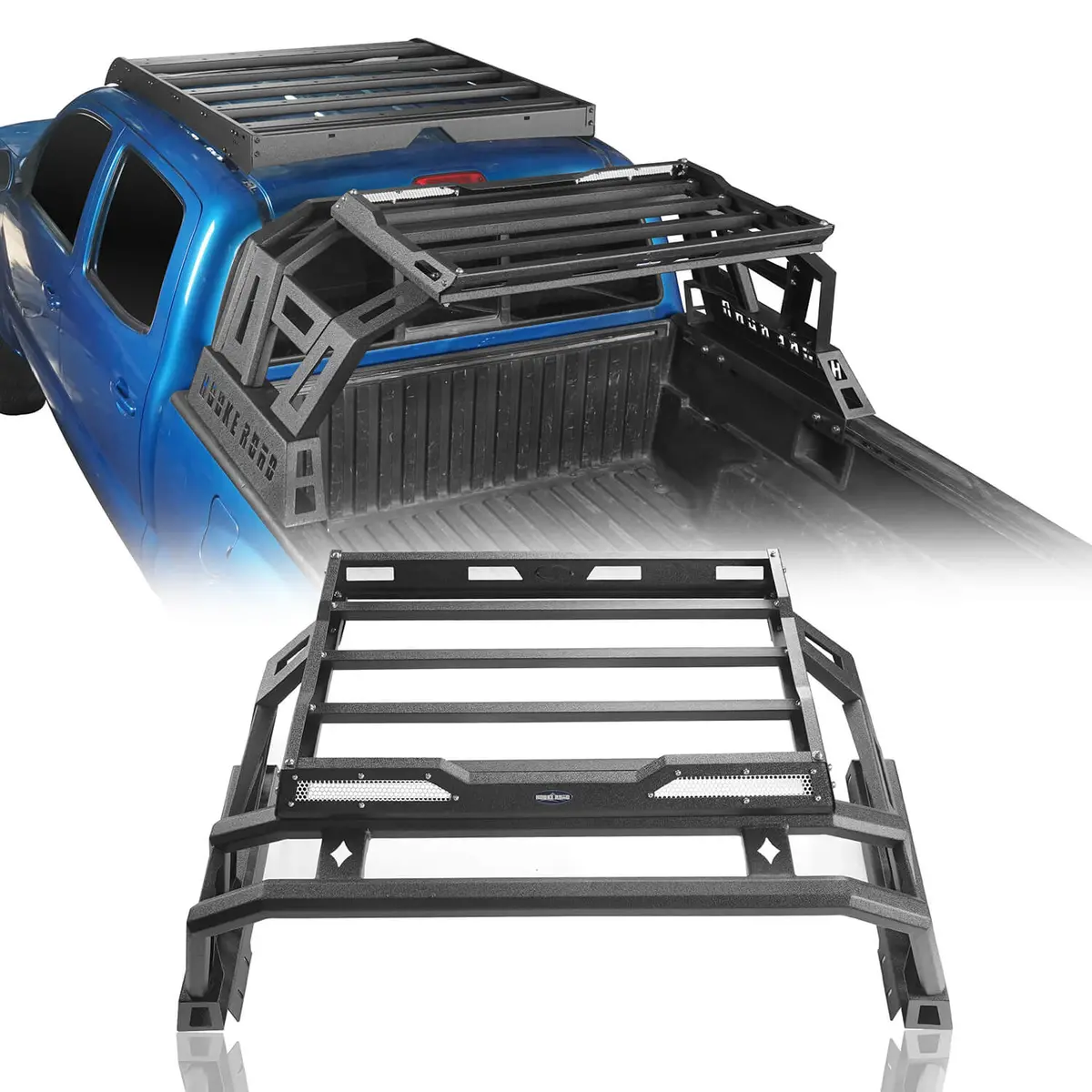 Hooke Road Metal Roll Bar Bed Rack(05-23 Toyota Tacoma) 1