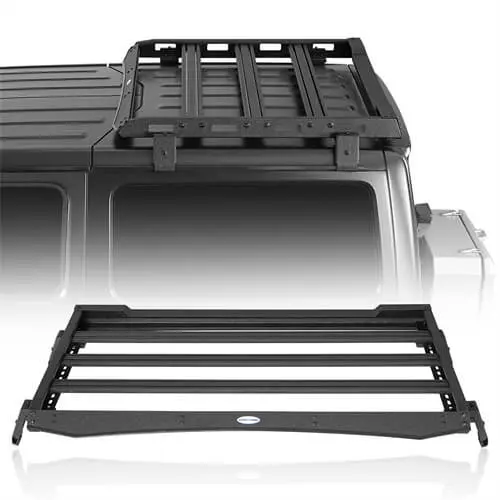 Aftermarket Aluminum Roof Rack For 2018-2026 Jeep Wrangler Jl 2-Door Hard Top - Hooke Road 1