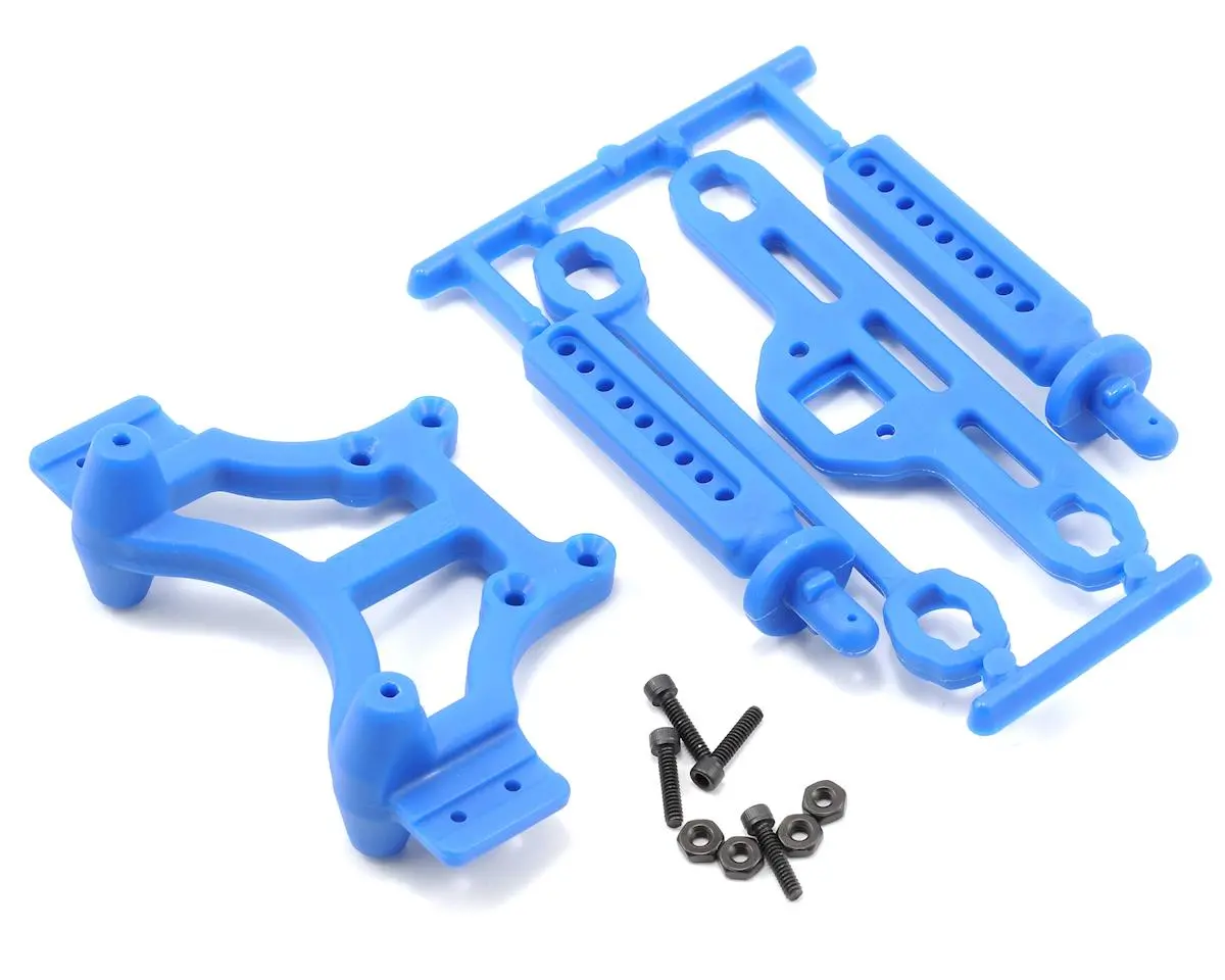 Shock Tower W/Body Mount (Blue) 1