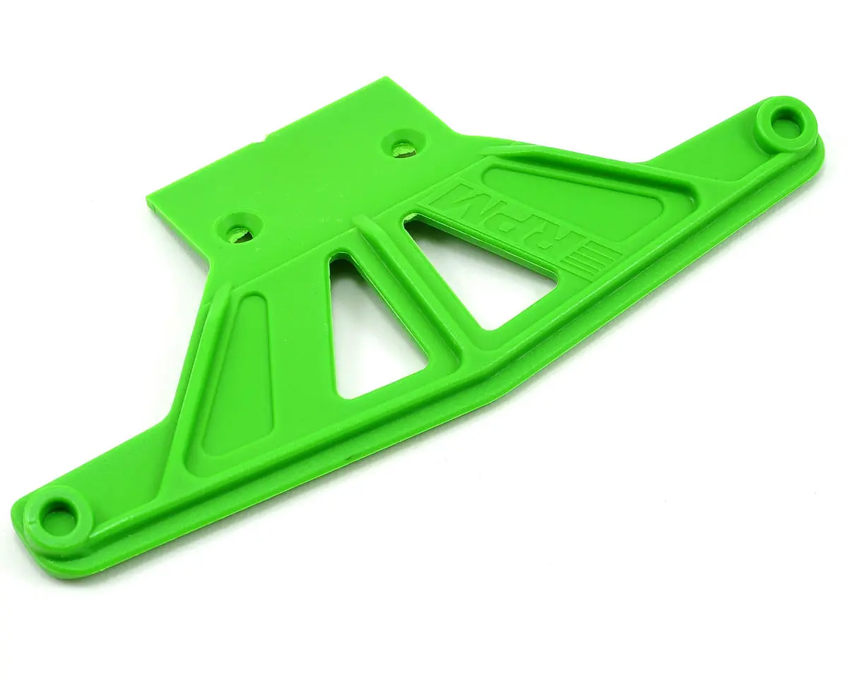 Rustler/Stampede Wide Front Bumper (Green) 1