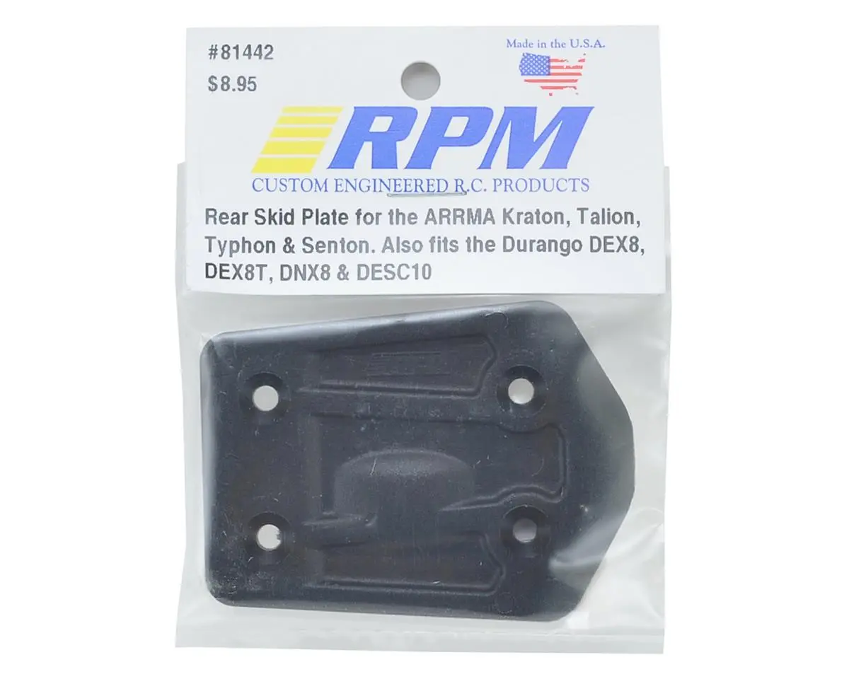 Arrma Kraton/Durango Dex8t Rear Skid Plate Krat/Tal/Typh/Sent Skid Plate 6S 2