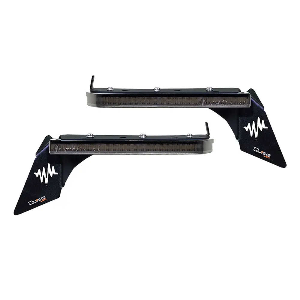 Jeep Wrangler Jl/Gladiator Jt Slim Smoked Drl Rubicon Fender Chop Kit 1