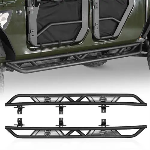 Hooke Road Running Boards Side Steps Nerf Bars(20-26 Jeep Gladiator Jt) 1