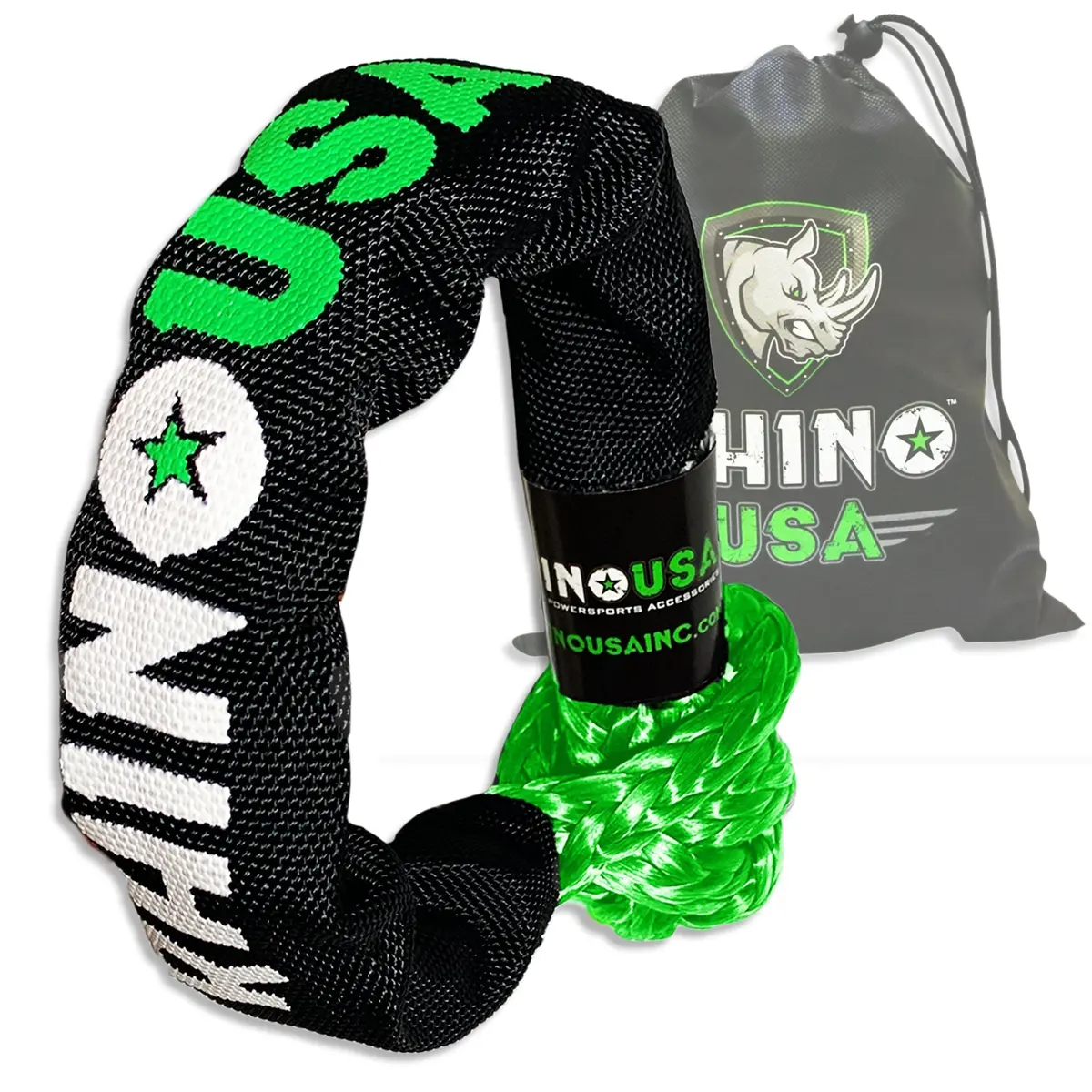 Rhino Usa Synthetic Soft Shackle (1Pk 3/8"X22") (Green) 1