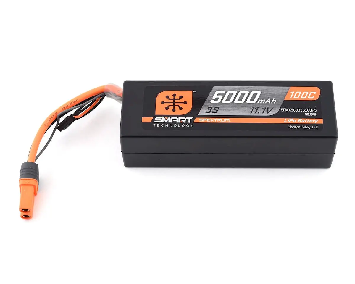 3S Smart Lipo Hard Case 100C Battery Pack W/Ic5 Connector (11.1V/5000Mah) 1