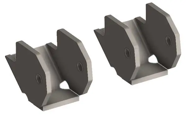 Square Link Mount Bracket Pair 1