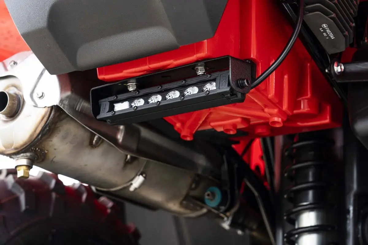 Led Light Kit - Rear Mount - 6 Inch Black Slimline - Honda Foreman 500 1